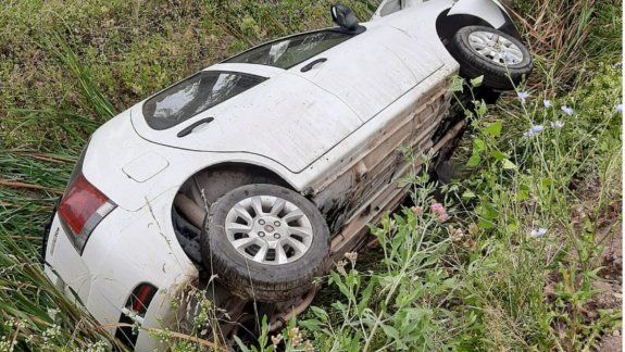 Espectacular vuelco en Circunvalación aunque sin heridos