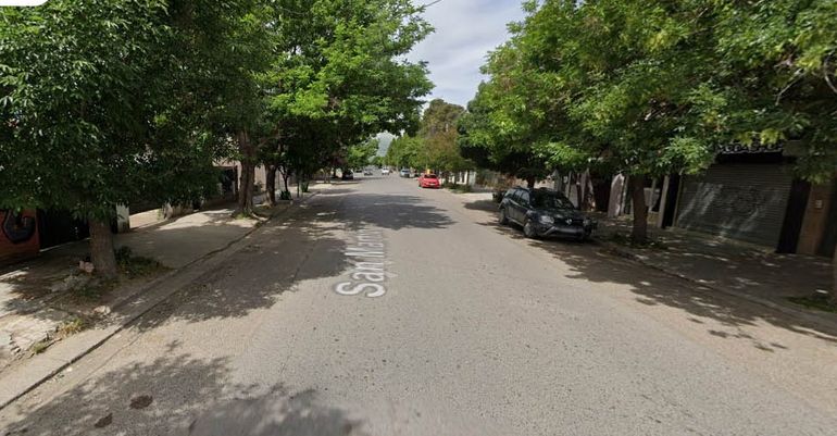 San Martín al 50 de Allen, donde se produjo un nuevo asalto a una familia de empresarios frutícola. 