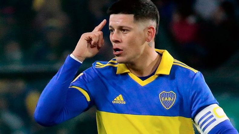 Marcos Rojo, furioso en el gol que recibió Boca