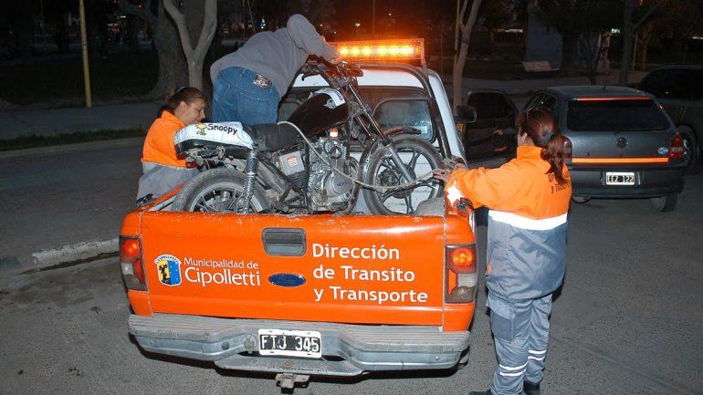 De continuo se producen retenciones de motos