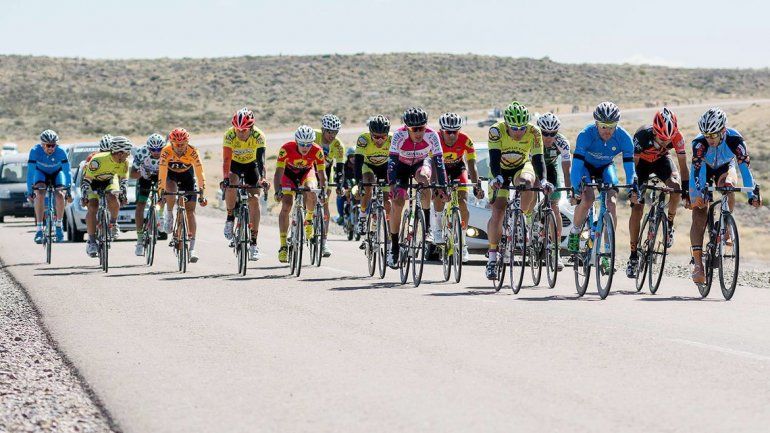 Las trepadas en la Ruta 23 provocaron un gran esfuerzo para los ciclistas.