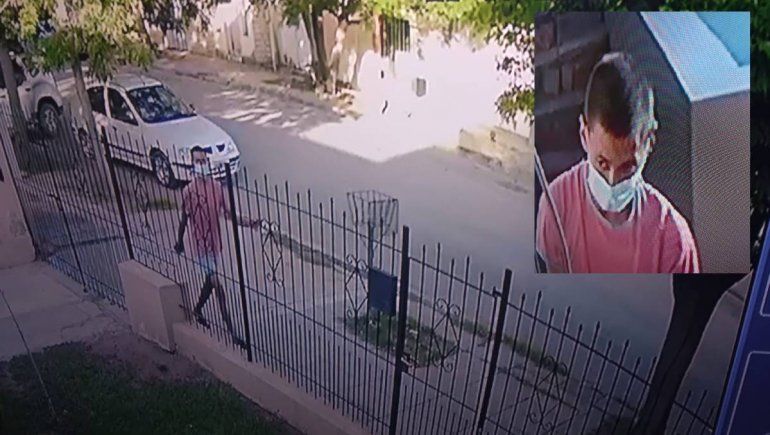 Video: espió a una vecina para entrar a robar a su casa