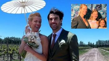 Allegra y Siena se emocionaron mucho en la boda su mamá, Nicole Neumann, y Manu Urcera, 