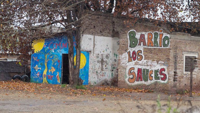 El centro comunitario de Los Sauces es un punto de reunión de las familias.