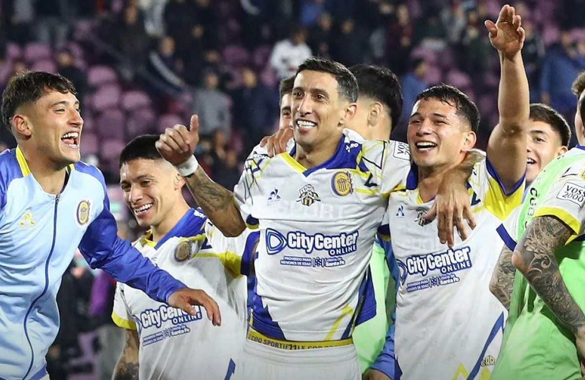 Ángel Di María, campeón con Rosario Central