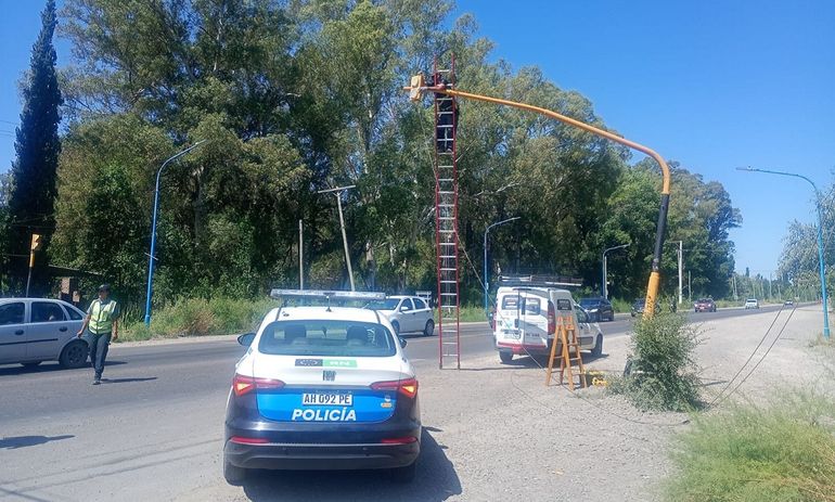 El siniestro ocurrió este domingo sobre la ruta nacional. Fotos: Gentileza.
