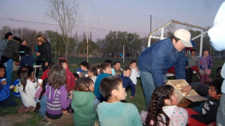 Los niños concurren en gran número a las actividades propuestas.