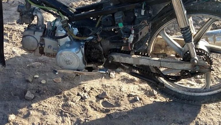Lo atraparon en una moto con documentación trucha