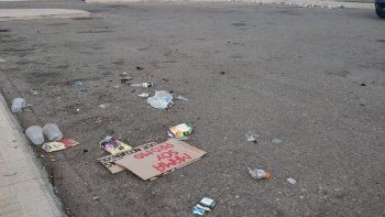 festejos del upd en neuquen: sacaron mas de 60 bolsas de basura en la isla 132