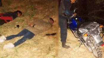 los persiguieron hasta allen para recuperar una moto robada 