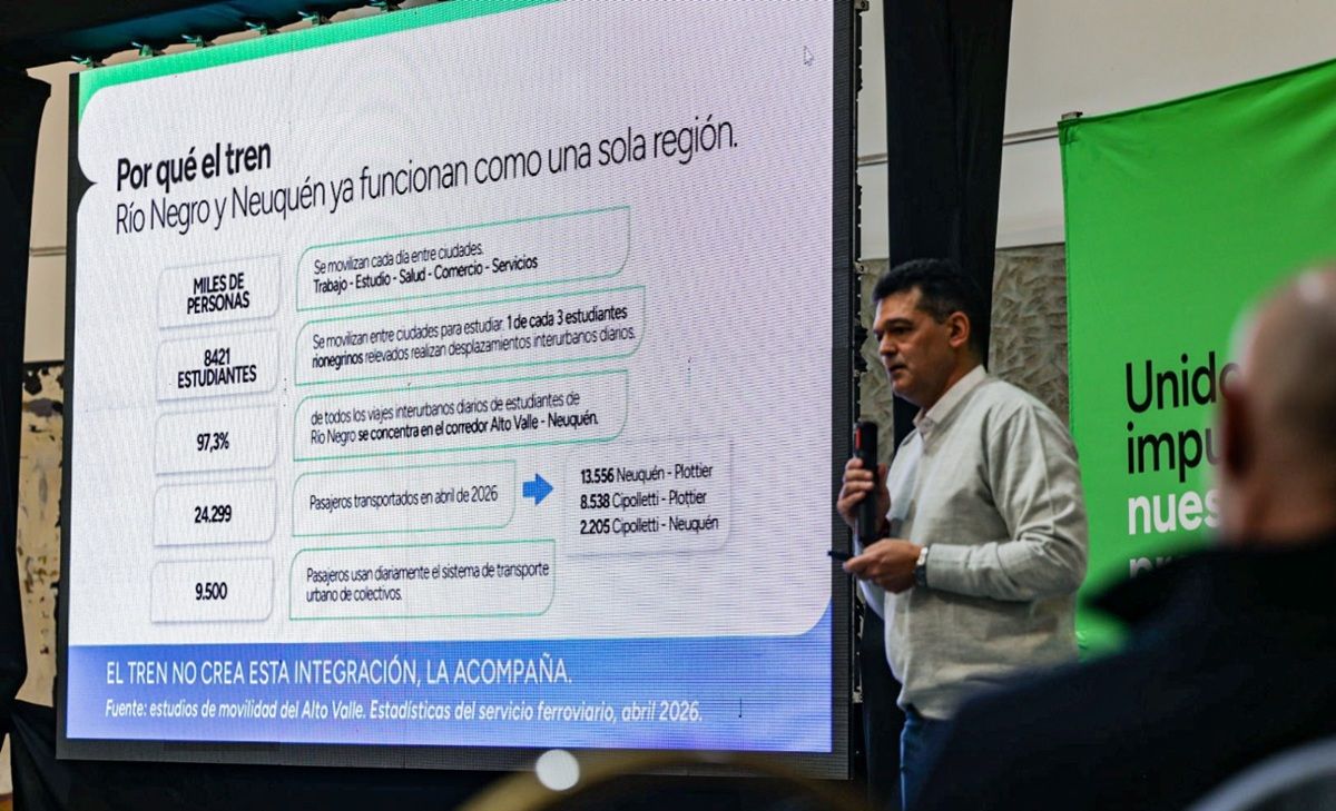 El presidente de Tren Patagónico, Roberto López.