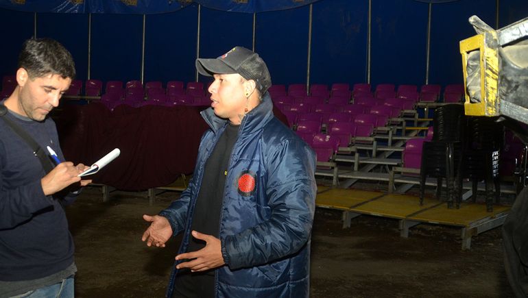 Neto reveló su conmovedora historia a LM Cipolletti. Foto Antonio Spagnuolo. Neto reveló su conmovedora historia a LM Cipolletti. Foto Antonio Spagnuolo.