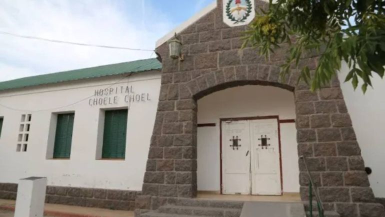 El Hospital de Choele Choel donde nacieron las gemelas.