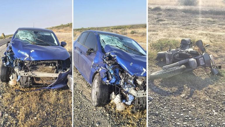 Choque fatal en Ruta 237: no se puede identificar al motociclista fallecido