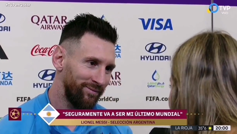 Viral: el mensaje de una periodista que conmovió a Messi