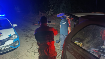 El macabro hallazgo se produjo a la vera de la ruta 7