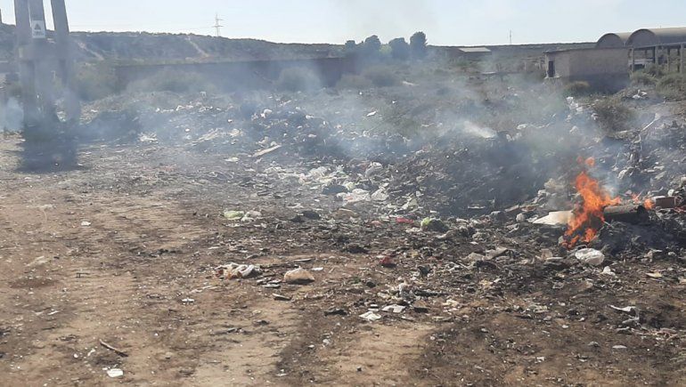 Denuncian basural ilegal que afecta a barrios de Cinco Saltos