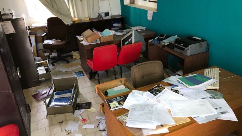 Robaron y destrozaron el Club San Martín