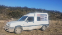 La camioneta apareció a varios kilómetros de donde fue robada. Foto gentileza Noticiasnet.