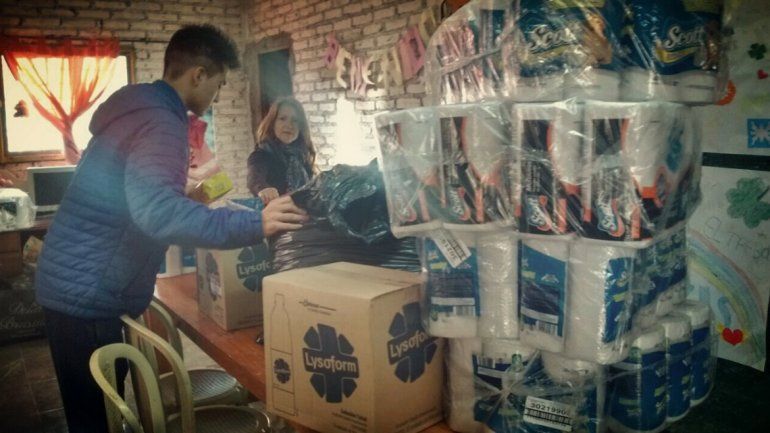 Los chicos de Martín Fierro pasaron una tarde diferente con los jugadores de Cipo
