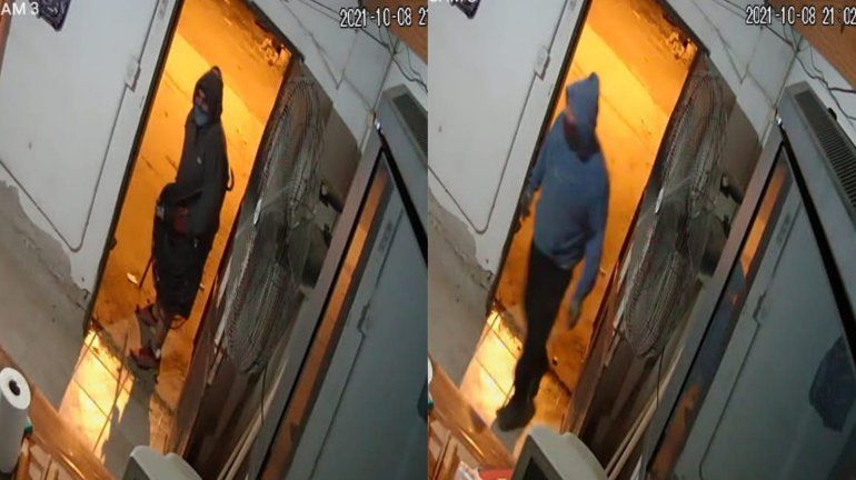 Escracharon a los delincuentes de un corralón municipal