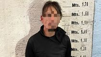 El ladrón detenido por intentar entrar a robar a una casa en el barrio Del Trabajo. 