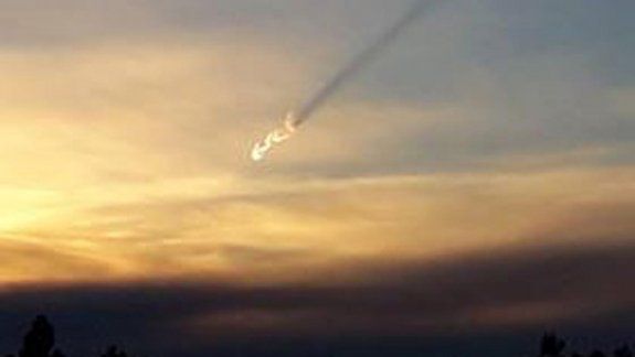 ¿Qué fue la luz que atravesó el cielo esta mañana?
