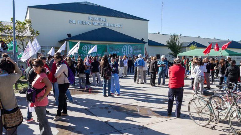 En el centro asistencial se concretaron varias medidas de fuerza.