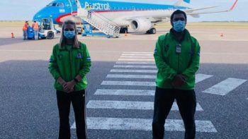 Controlan el ingreso de personas en el aeropuerto de Viedma