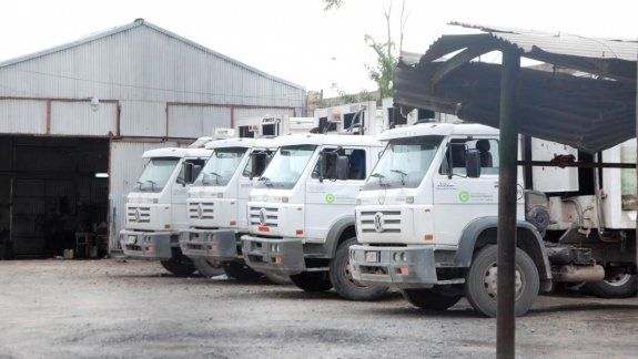 Las prestaciones de la comuna, como la recolección, se vieron afectadas por algunas horas pero luego se trabajó con normalidad.
