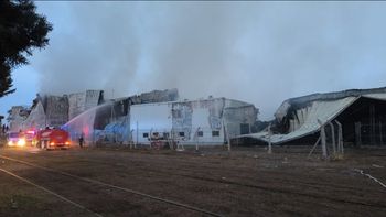 Los galpones de La Anónima ubicados en Cipolletti fueron arrasados por un incendio, cuyas causas se están esclareciendo. Los galpones de La Anónima ubicados en Cipolletti fueron arrasados por un incendio, cuyas causas se están esclareciendo.