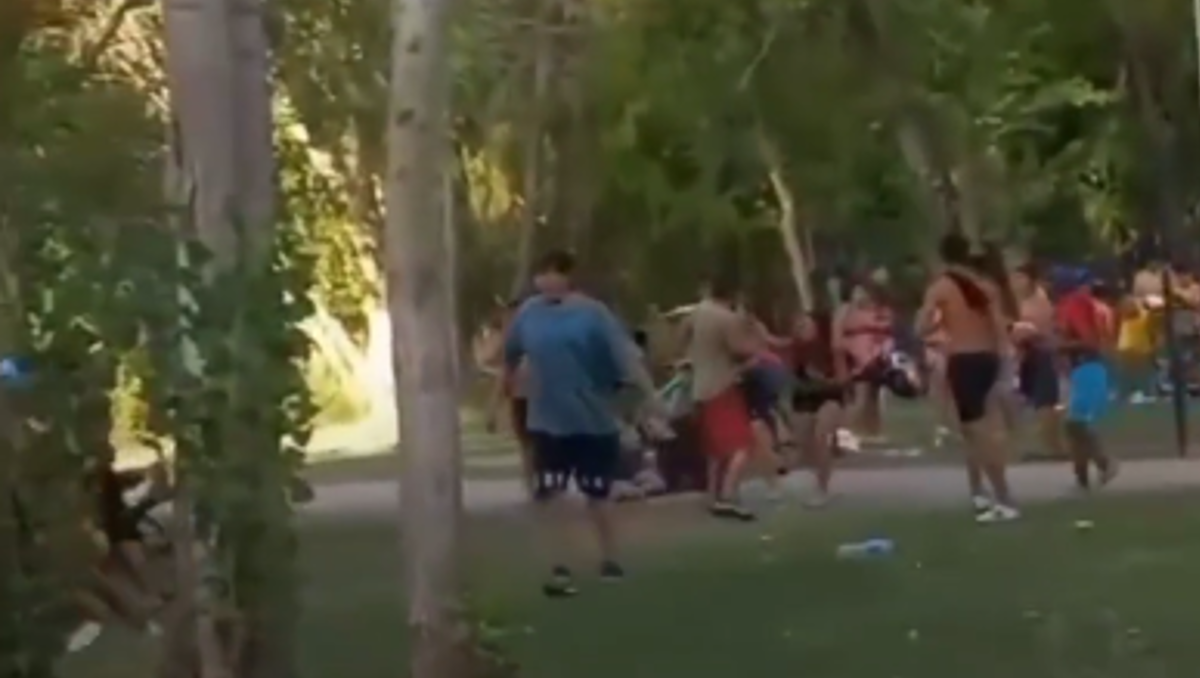 Tensión en la Isla 132: una pelea entre dos chicas desató una batalla campal