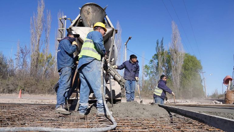 Las obras públicas están casi paralizadas en Cipolletti. Foto: gentileza.