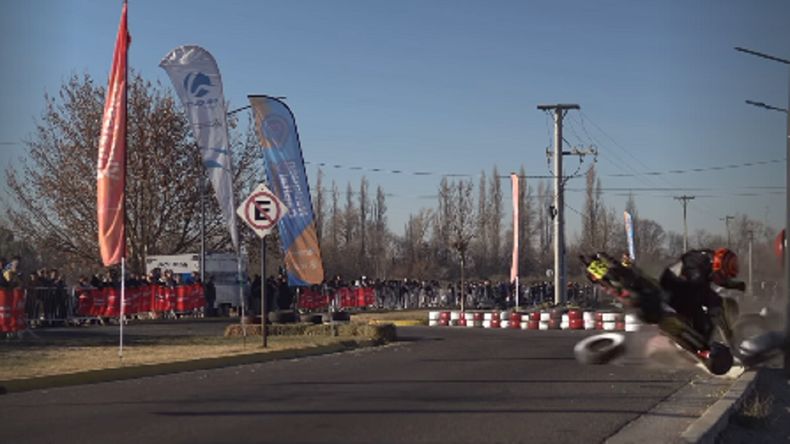 El tremendo palo que se pegó un importante piloto de Karting en Neuquén