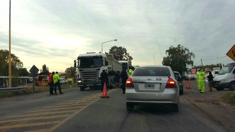 La Ruta 22 fue nuevamente escenario de un accidente de tránsito.