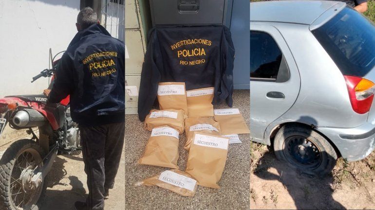 Realizaron un allanamiento y secuestraron vehículos robados, un arma de fuego y municiones