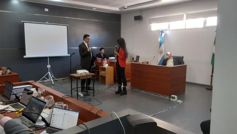 Este miércoles se realiza la tercera audiencia del juicio contra Pablo Parra por el femicidio de Agustina Fernández. Foto: Claudio Espinoza.