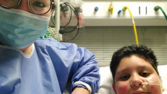 Mateo volvió a su casa tras 120 días internado 