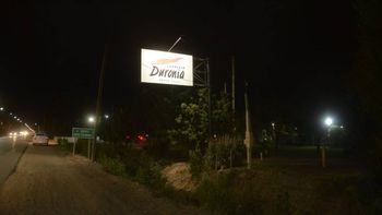 El predio donde se desencadenó el drama. Duronia decidió, con buen criterio, suspender toda actividad tras la muerte del hombre.