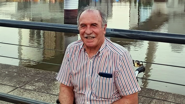 Dolor por la muerte del popular Carlos Romero.