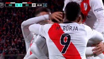mira el gol de suarez en el final para el clasico triunfo de river