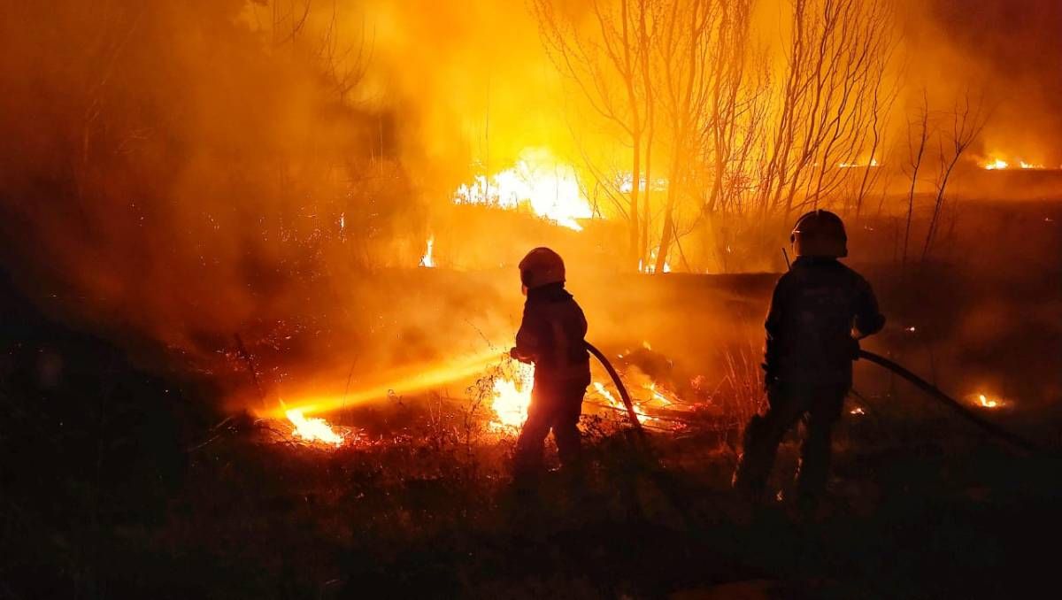 Incendios descontrolados por viento: el reclamo de Bomberos en Cipolletti