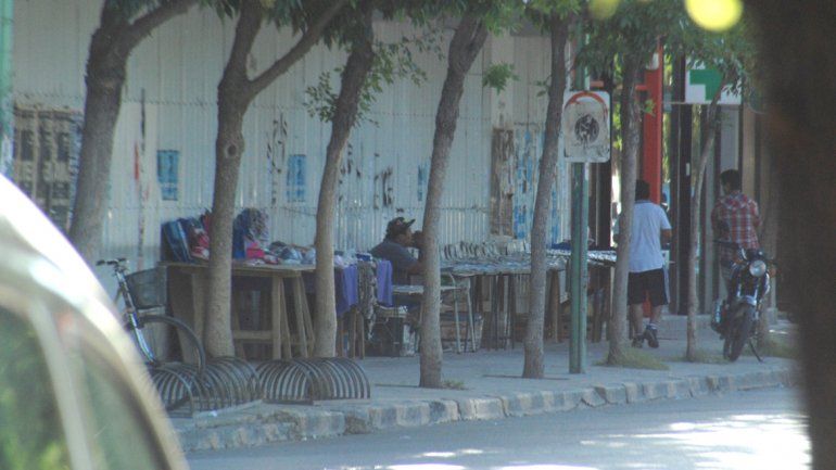 En el centro de la ciudad
