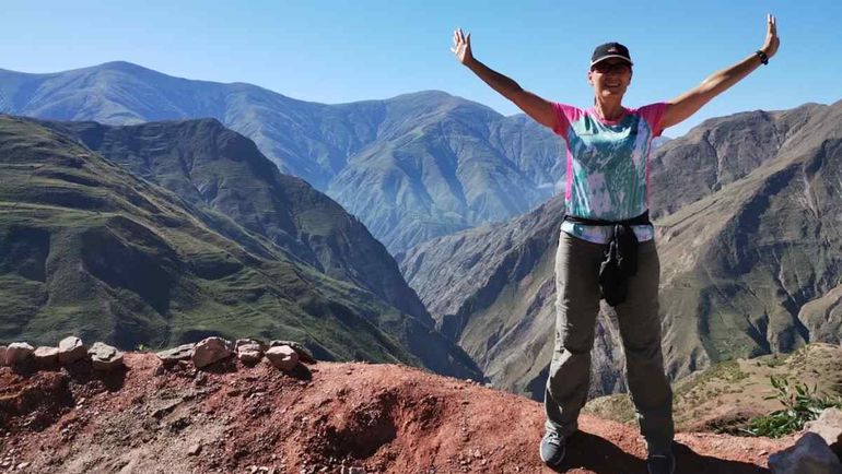 La cipoleña Claudia Renzetti concientiza sobre el cáncer de mama. Foto: gentileza.