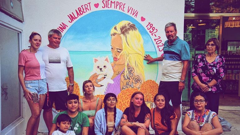 Un Mural En Playa Del Carmen Recordará Por Siempre A Agostina Jalabert