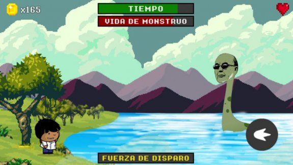Zamba se enfrenta, en el juego, al magnate inglés Joe Lewis.