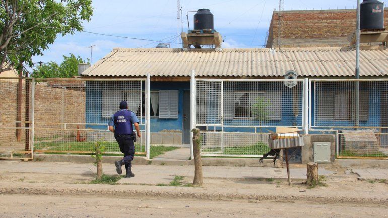 La Policía del Mapu tuvo que hacer un intenso trabajo tras el asesinato.