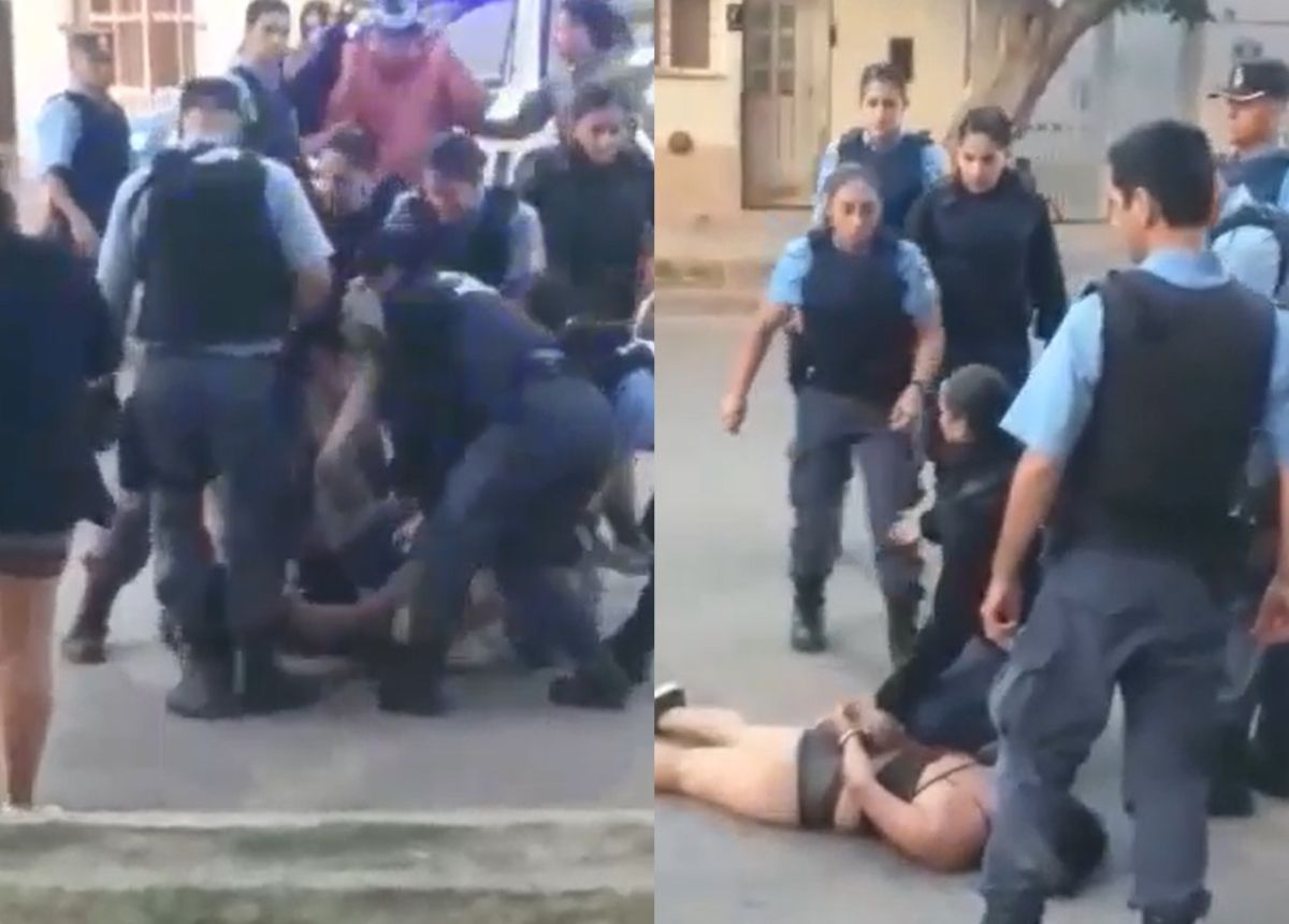 Le rompieron una botella en la cabeza a una mujer policía 