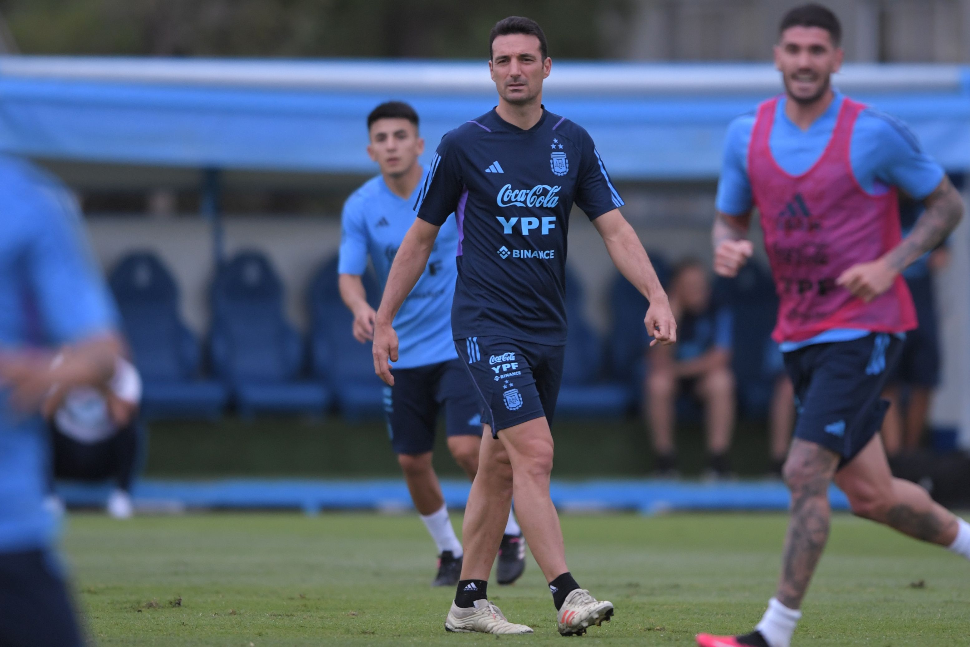 Scaloni sigue en modo Mundial: No dio pistas de la formación ante Panamá