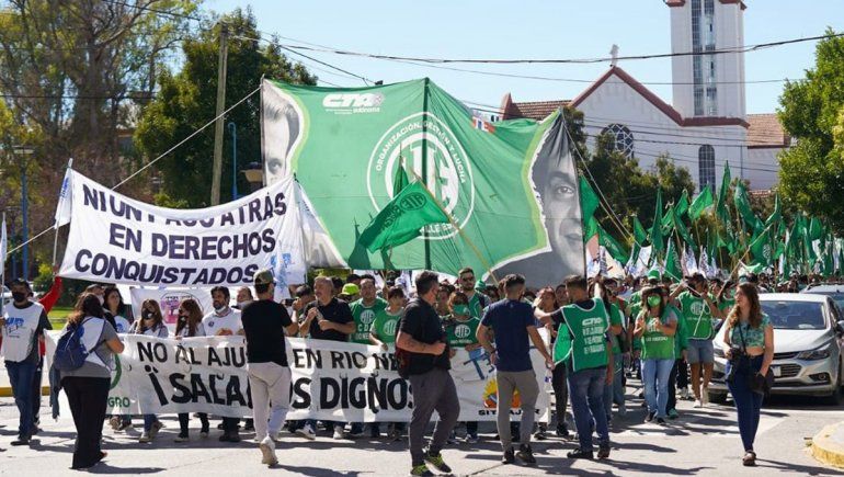 La CTA Autónoma mostró su apoyo al paro docente en Río Negro